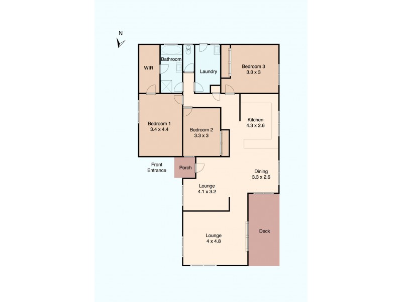 16 Central Road, Clifton Springs VIC 3222 Floorplan