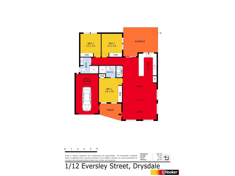 1, 12 Eversley Street, Drysdale VIC 3222 Floorplan