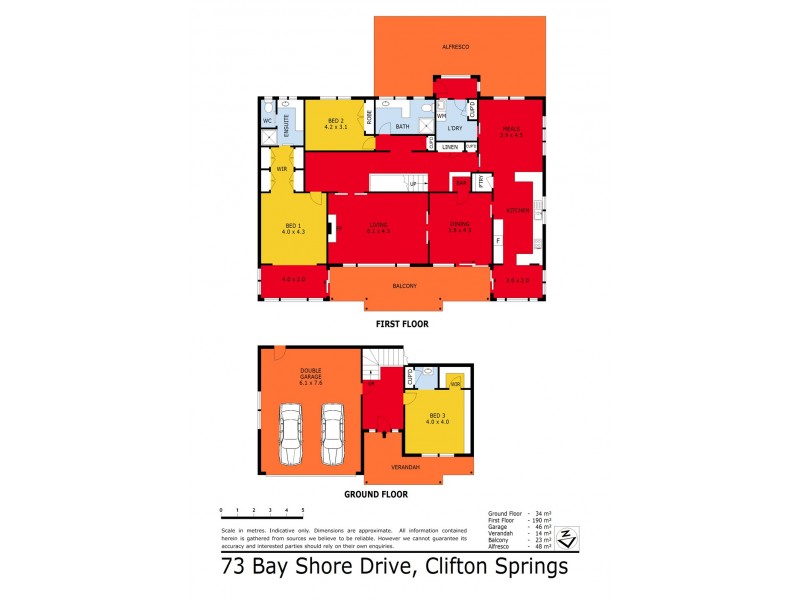 73 Bay Shore Avenue, Clifton Springs VIC 3222 Floorplan