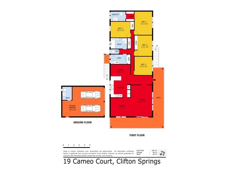 19 Cameo Court, Clifton Springs VIC 3222 Floorplan