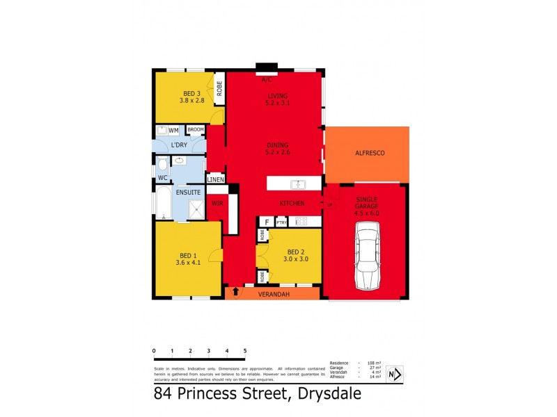 84 Princess Street, Drysdale VIC 3222 Floorplan