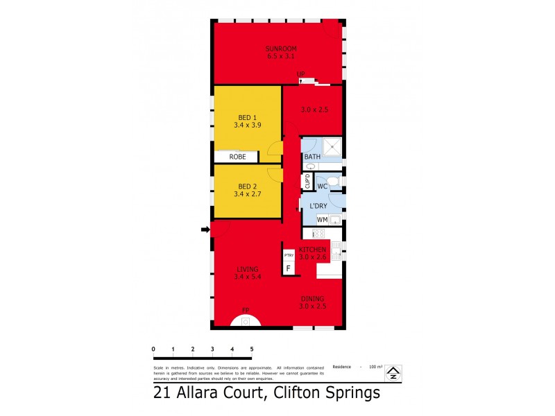 21 Allara Court, Clifton Springs VIC 3222 Floorplan