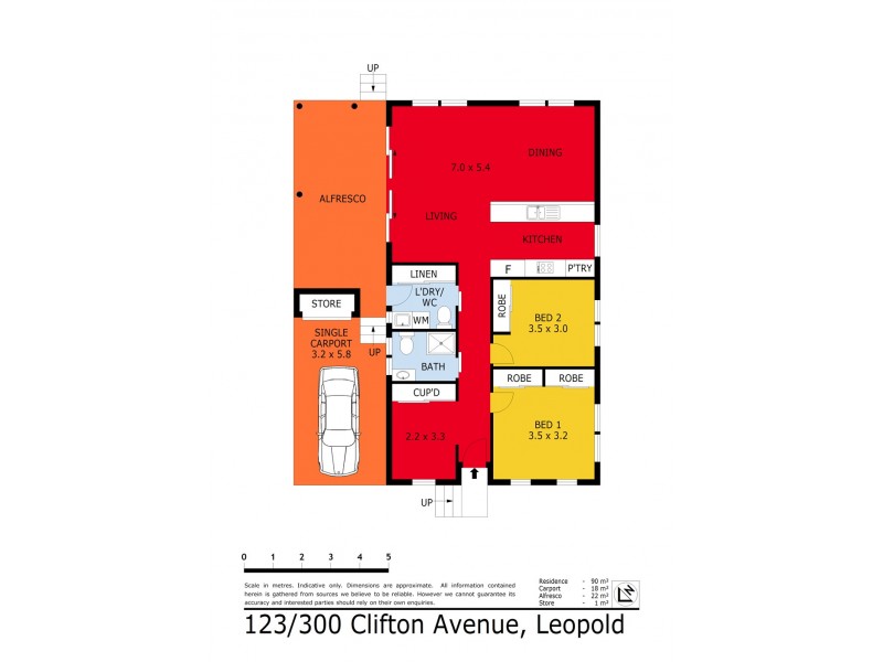 Unit 123/282-300 Clifton Avenue, Leopold VIC 3224 Floorplan