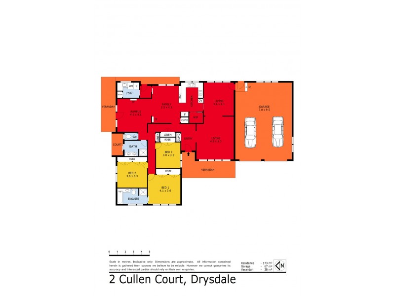 2 Cullen Court, Drysdale VIC 3222 Floorplan