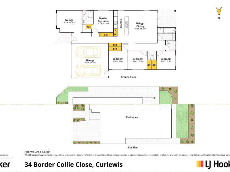 34 Border Collie Close, Curlewis VIC 3222 Floorplan