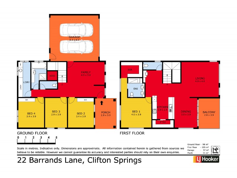 22 Barrands Lane, Clifton Springs VIC 3222 Floorplan