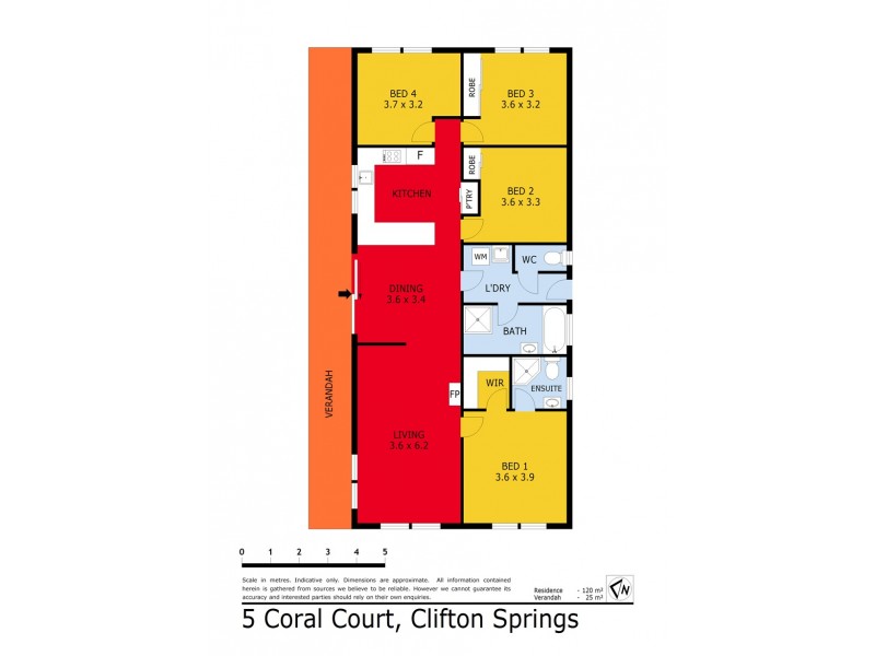 5 Coral Court, Clifton Springs VIC 3222 Floorplan