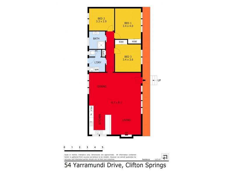 54 Yarramundi Drive, Clifton Springs VIC 3222 Floorplan