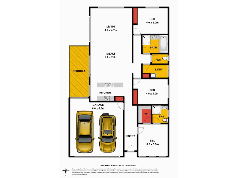 15/66 Wyndham Street, Drysdale VIC 3222 Floorplan