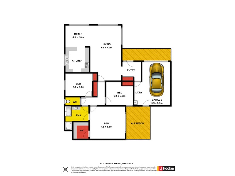 1/53 Wyndham Street, Drysdale VIC 3222 Floorplan