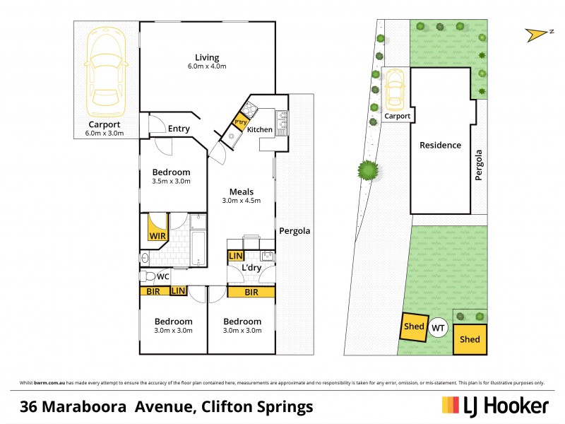 36 Maraboora Avenue, Clifton Springs VIC 3222 Floorplan
