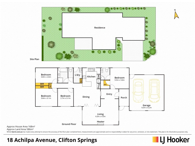 18 Achilpa Avenue, Clifton Springs VIC 3222 Floorplan