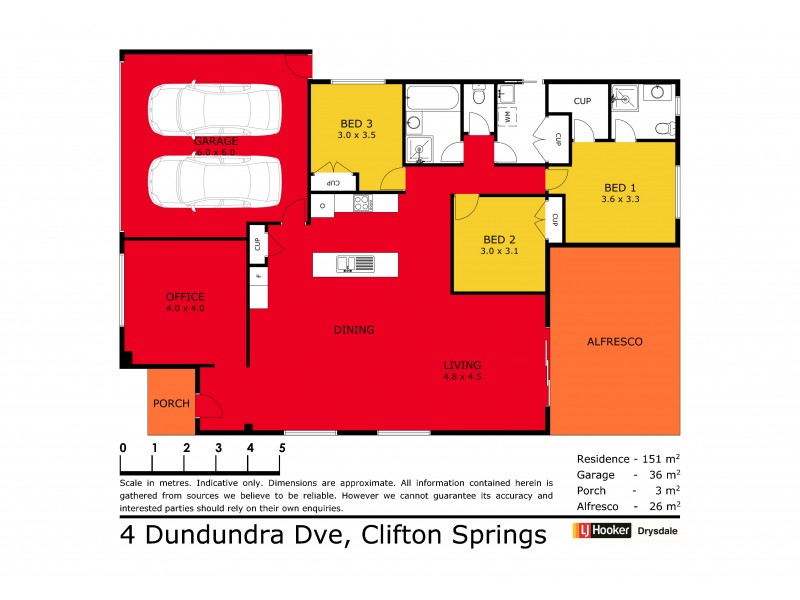 4 Dundundra Drive, Clifton Springs VIC 3222 Floorplan