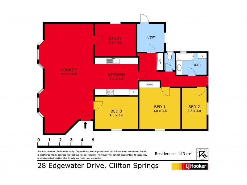28 Edgewater Drive, Clifton Springs VIC 3222 Floorplan