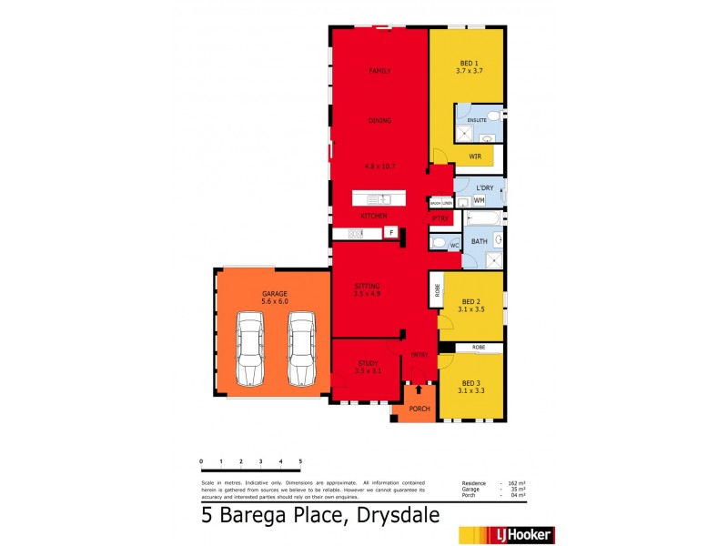 5 Barega Place, Drysdale VIC 3222 Floorplan