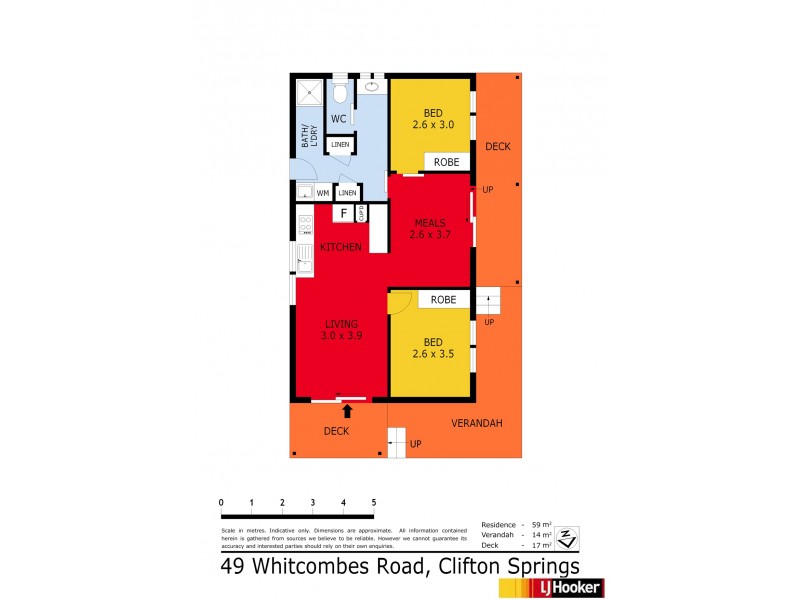 49 Whitcombes Road, Clifton Springs VIC 3222 Floorplan