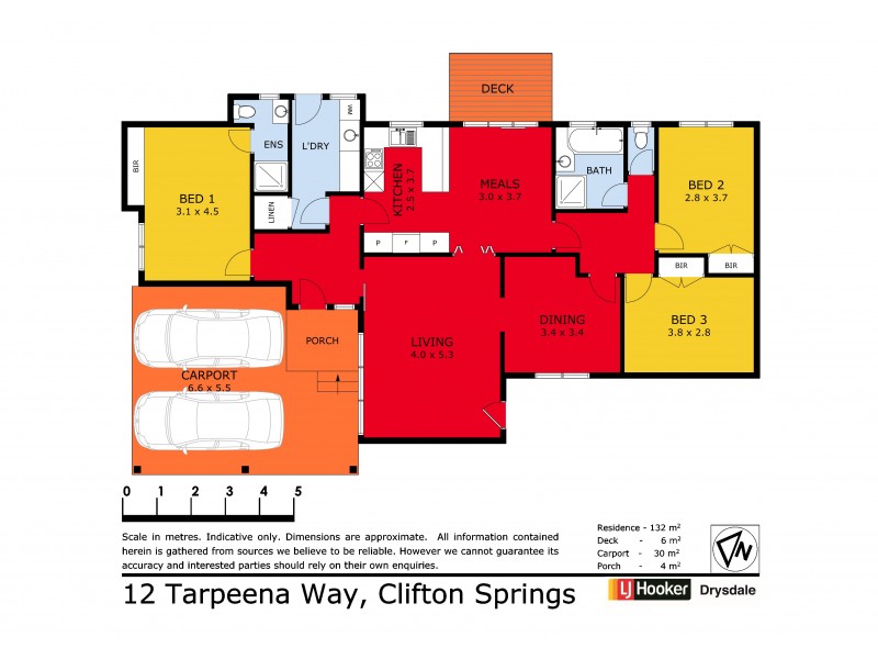 12 Tarpeena Way, Clifton Springs VIC 3222 Floorplan