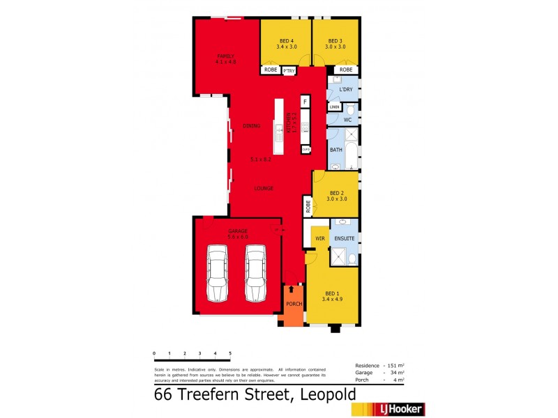 66 Treefern Street, Leopold VIC 3224 Floorplan