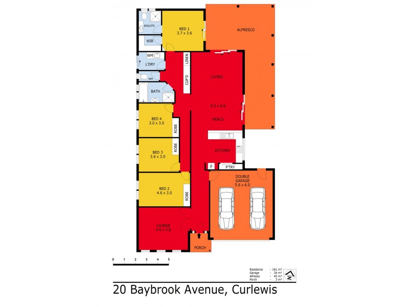 20 Baybrook Avenue, Curlewis VIC 3222 Floorplan