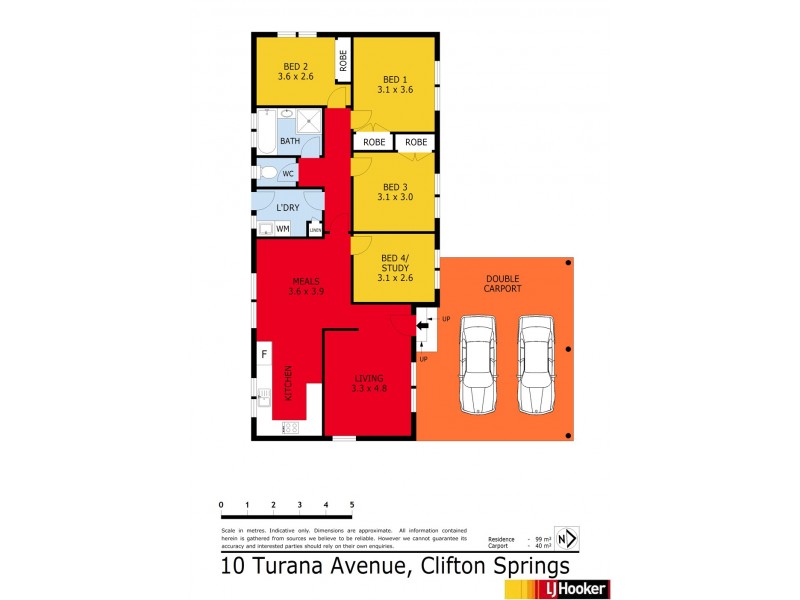 10 Turana Avenue, Clifton Springs VIC 3222 Floorplan