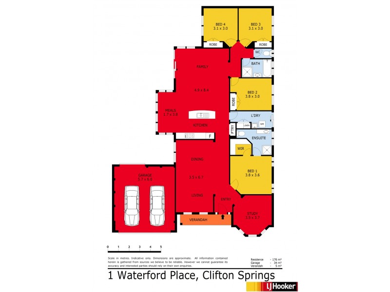 1 Waterford Place, Clifton Springs VIC 3222 Floorplan