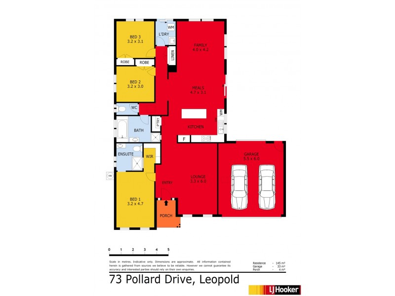 73 Pollard Drive, Leopold VIC 3224 Floorplan