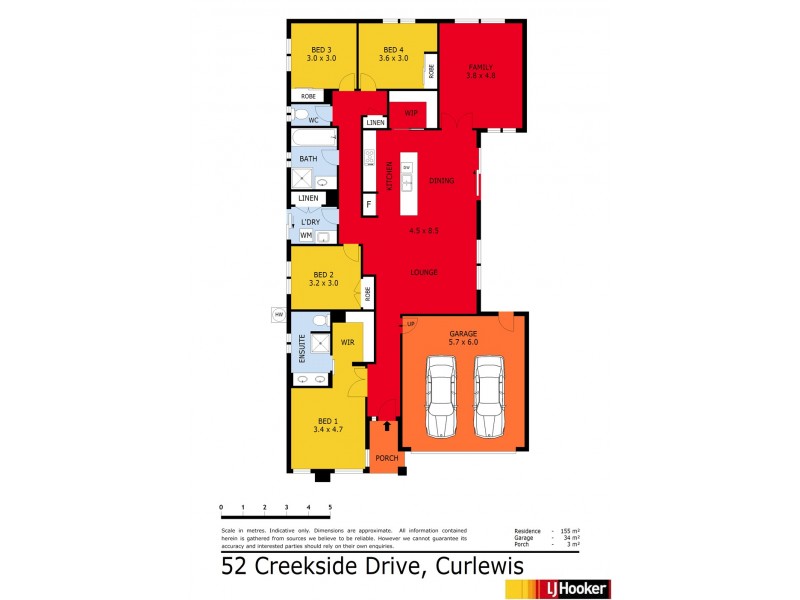 52 Creekside Drive, Curlewis VIC 3222 Floorplan