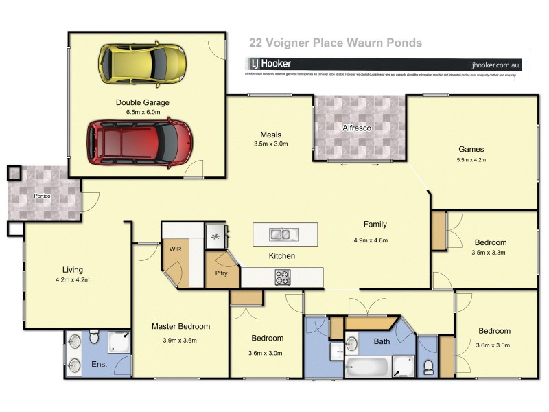 22-23 Viogner Place, Waurn Ponds VIC 3216 Floorplan