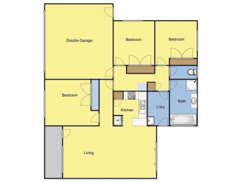 1/38 Peter Street, Grovedale VIC 3216 Floorplan