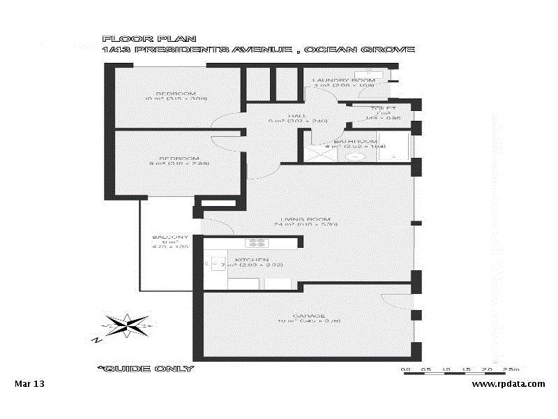 Unit 1/43 Presidents Avenue, Ocean Grove VIC 3226 Floorplan