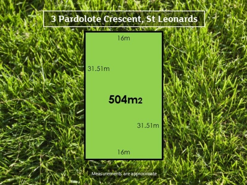 3 Pardolote Crescent, St Leonards VIC 3223