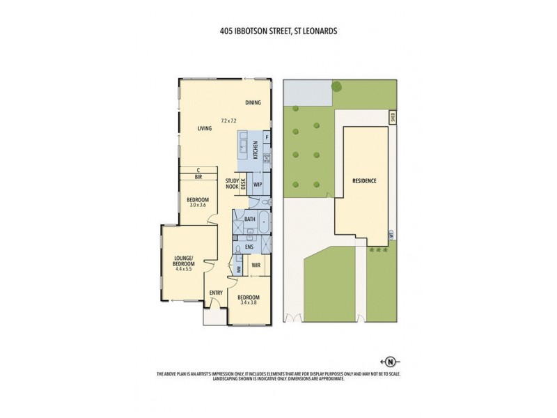 405 Ibbotson Street, St Leonards VIC 3223 Floorplan