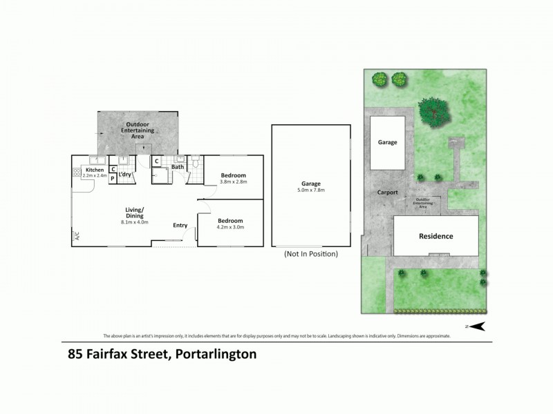 85 Fairfax Street, Portarlington VIC 3223 Floorplan