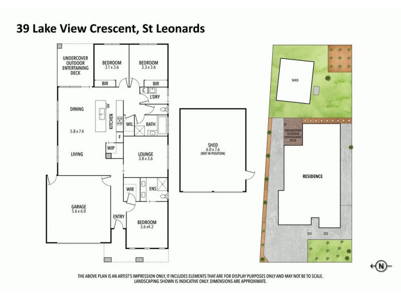 39 Lake View Crescent, St Leonards VIC 3223 Floorplan