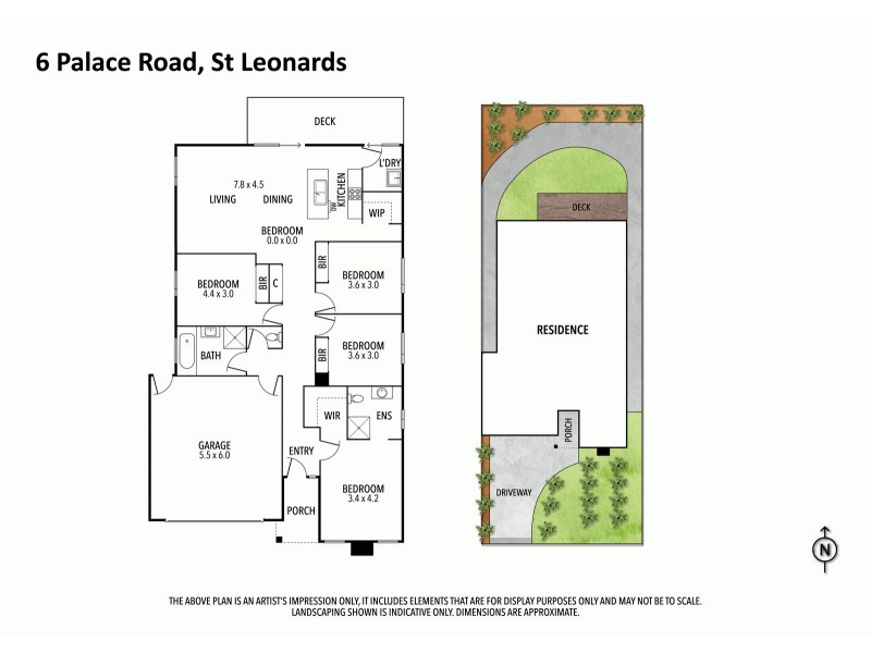 6 Palace Road, St Leonards VIC 3223 Floorplan