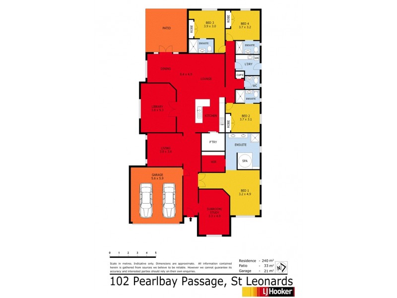 102 Pearl Bay Passage, St Leonards VIC 3223 Floorplan