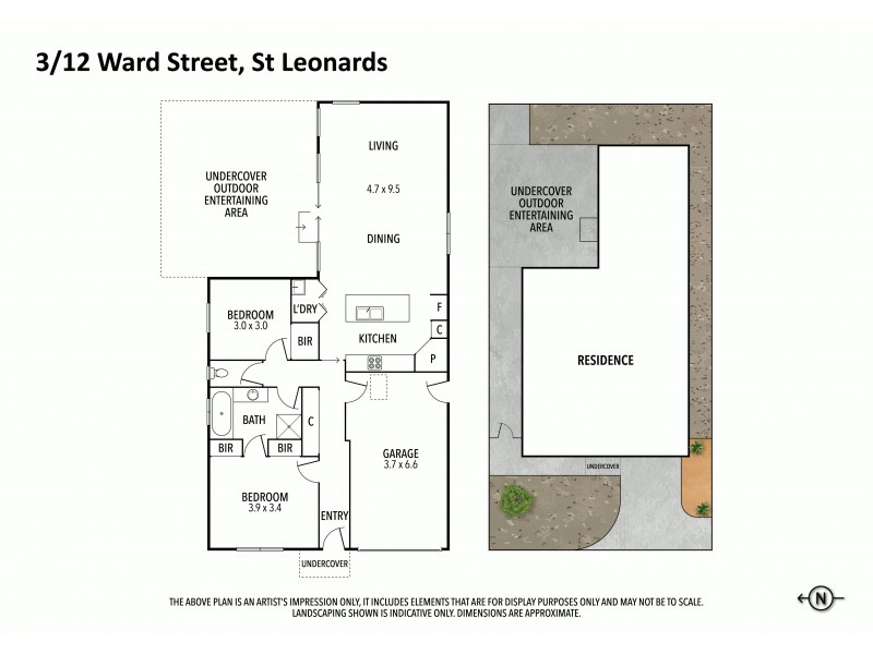 Unit 3/12 Ward Street, St Leonards VIC 3223 Floorplan