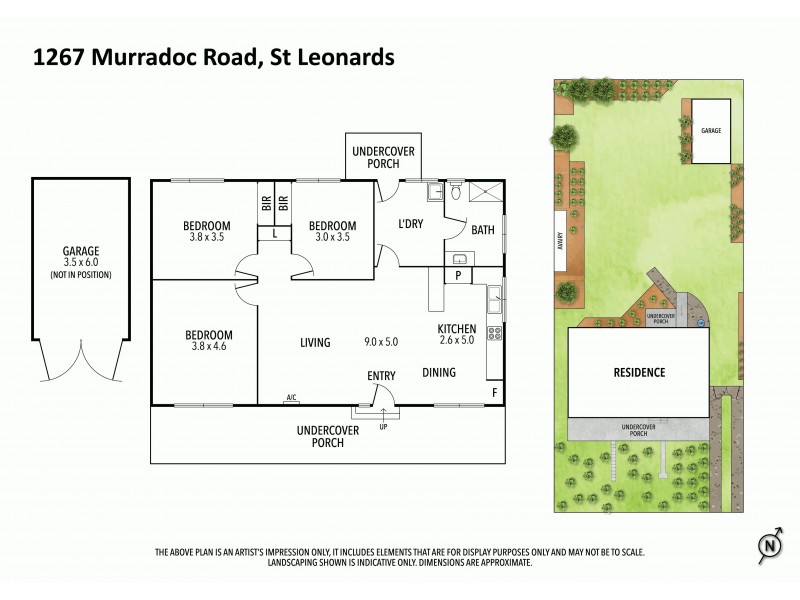 1267 Murradoc Road, St Leonards VIC 3223 Floorplan