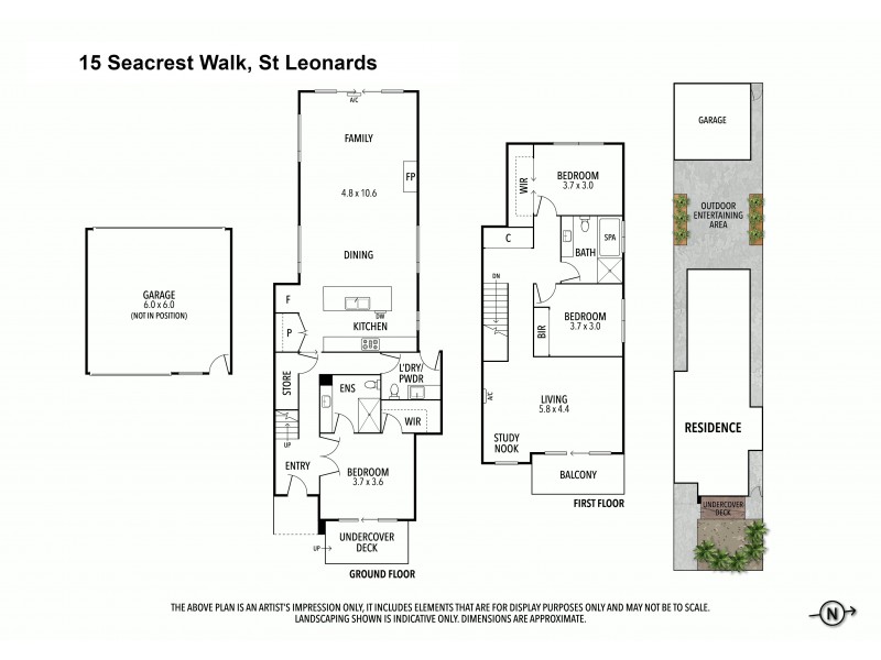 15 Seacrest Walk, St Leonards VIC 3223 Floorplan