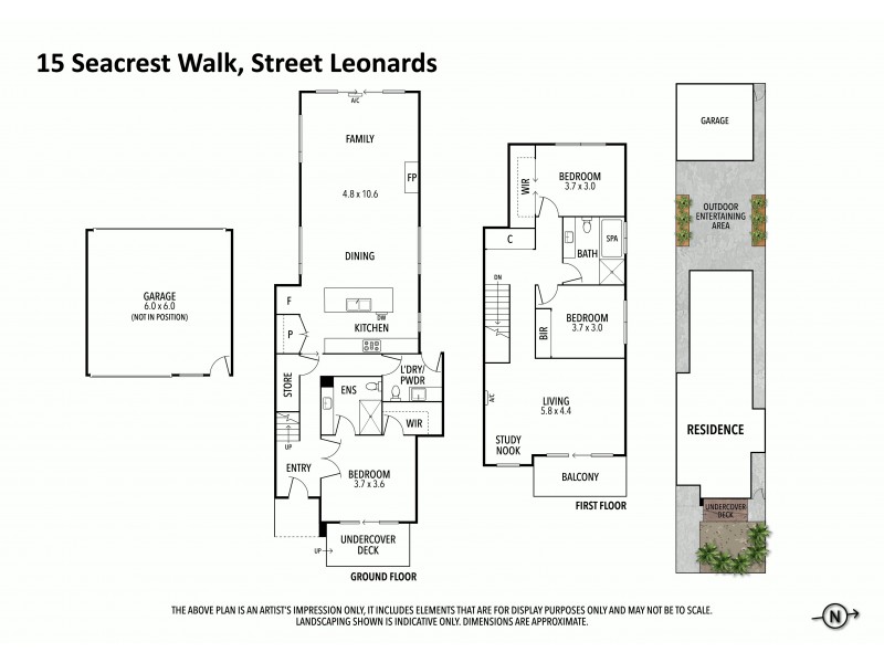 15 Seacrest Walk, St Leonards VIC 3223 Floorplan