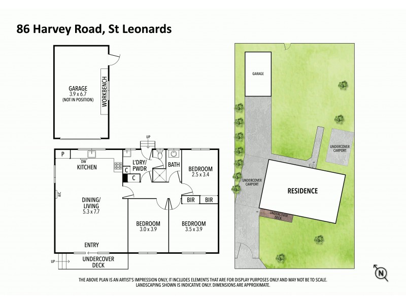 86 Harvey Road, St Leonards VIC 3223 Floorplan