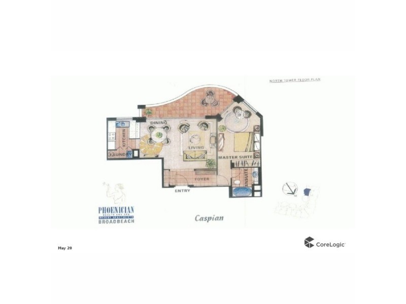 1901/24-26 Queensland Avenue, Broadbeach QLD 4218 Floorplan