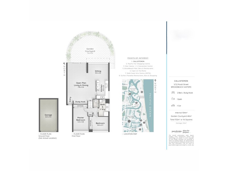 1/22-26 Rudd Street, Broadbeach Waters QLD 4218 Floorplan