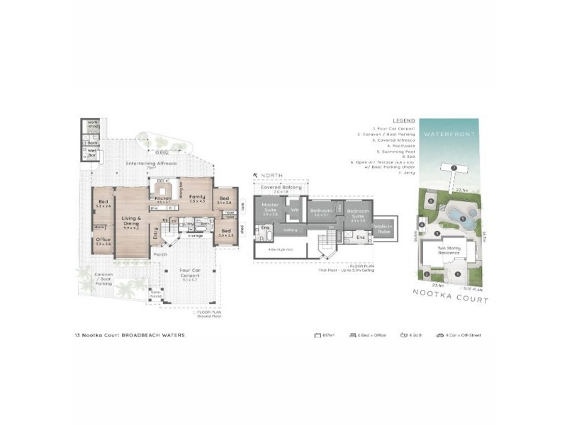 13 Nootka Court, Broadbeach Waters QLD 4218 Floorplan