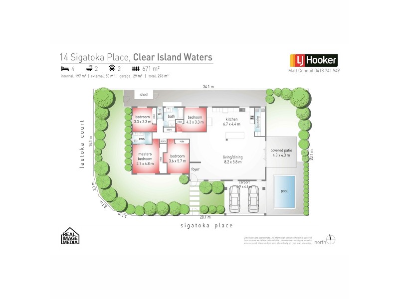 14 Sigatoka Place, Clear Island Waters QLD 4226 Floorplan