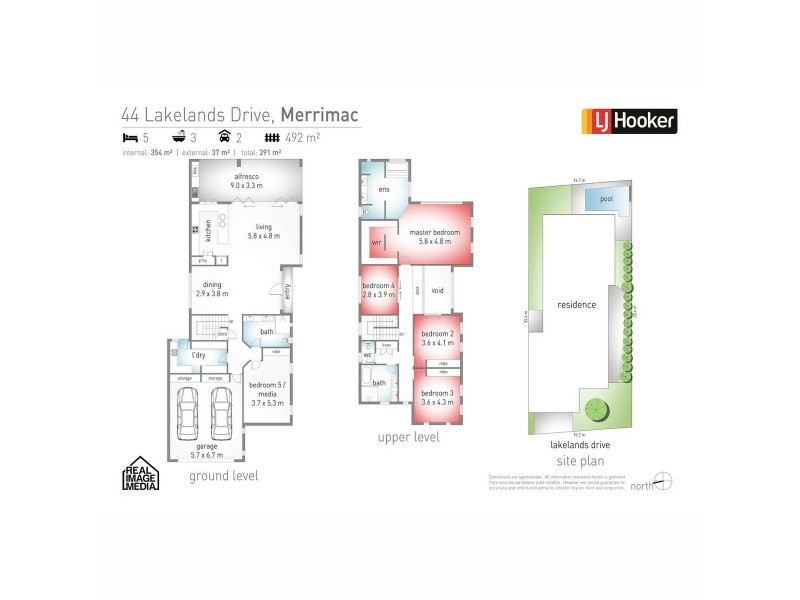 44 Lakelands Drive, Merrimac QLD 4226 Floorplan