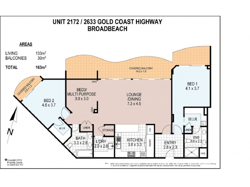 2172/2623-2633 Gold Coast Highway, Broadbeach QLD 4218 Floorplan