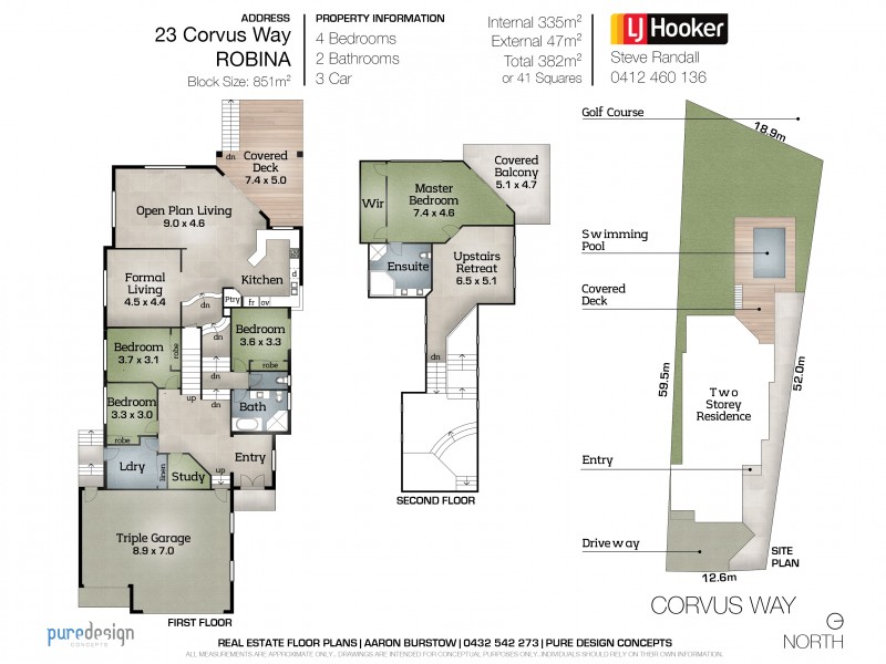23 Corvus Way  ‘The Gallery’, Robina QLD 4226 Floorplan