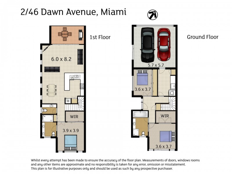 2/46 Dawn Parade, Miami QLD 4220