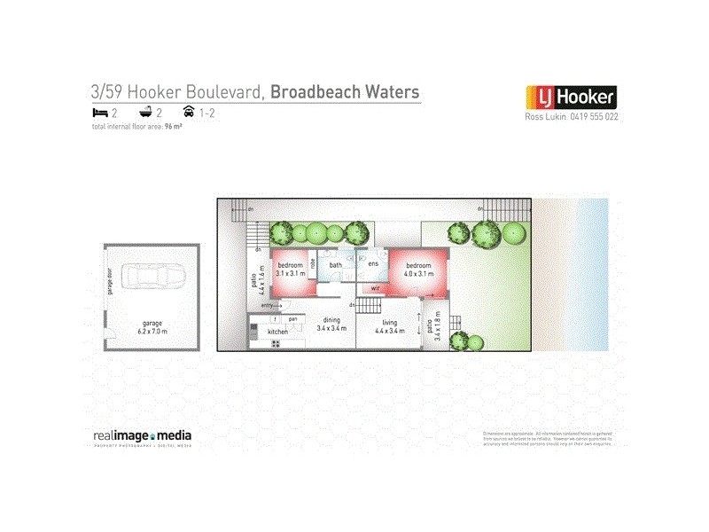 3/59 Hooker Boulevard, Broadbeach Waters QLD 4218 Floorplan